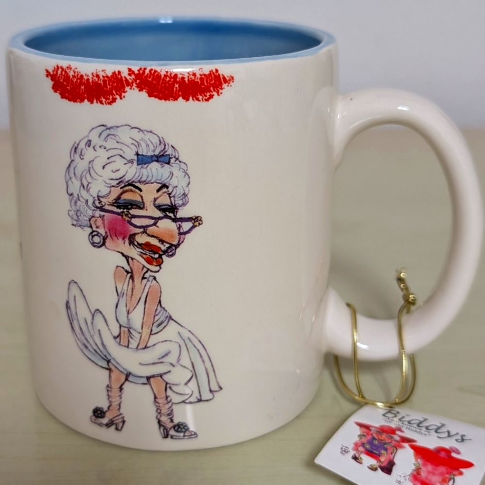 Biddys by Westland Giftware NWT Sex Goddess! 12oz ceramic gag coffee mug
